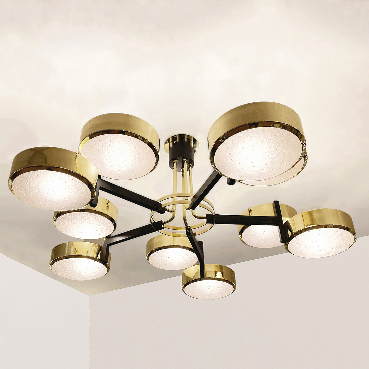 Eclissi Grande ceiling light by gaspare asaro