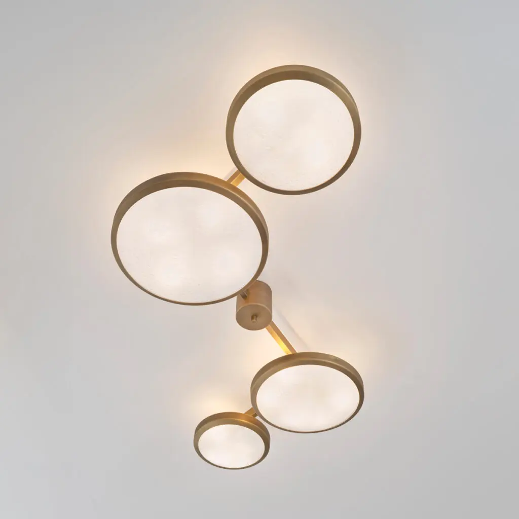 Quattro Ceiling Light by Gaspare Asaro