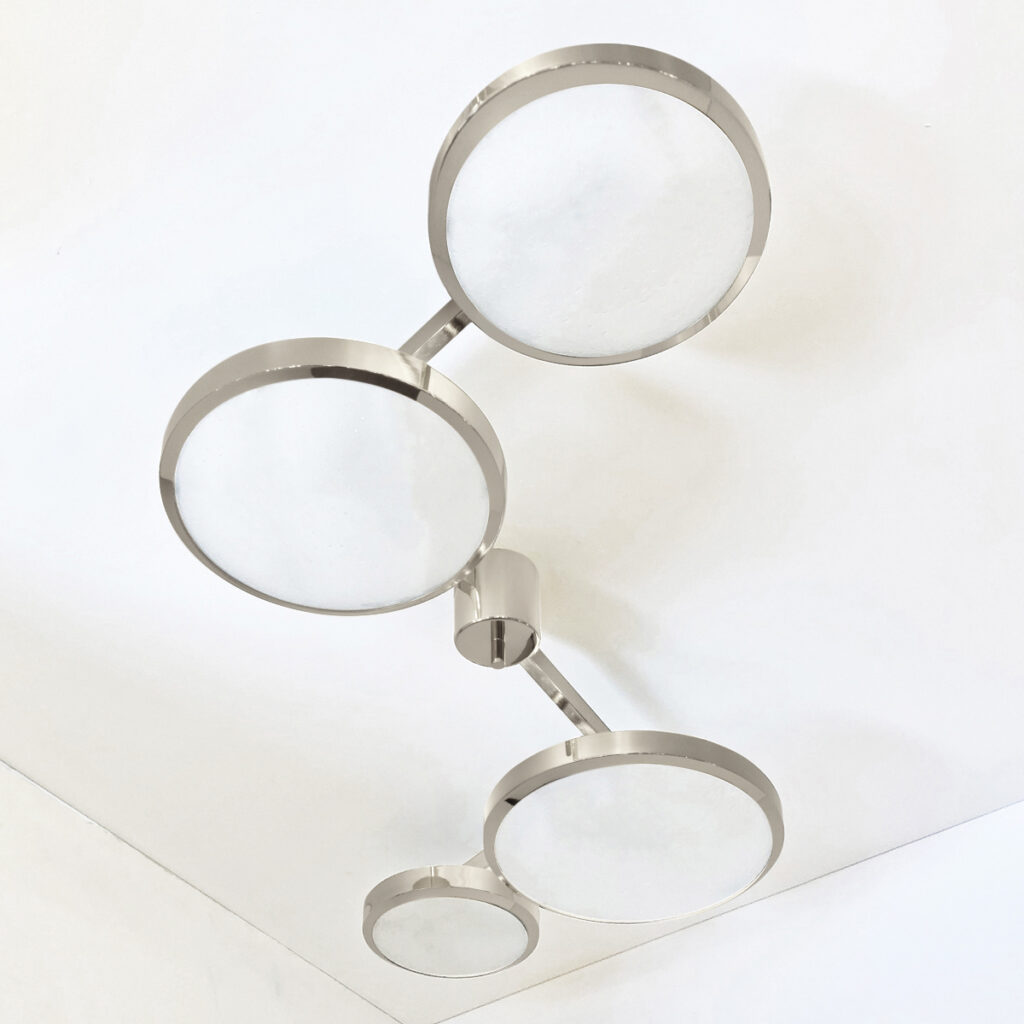quattro ceiling light by gaspare asaro