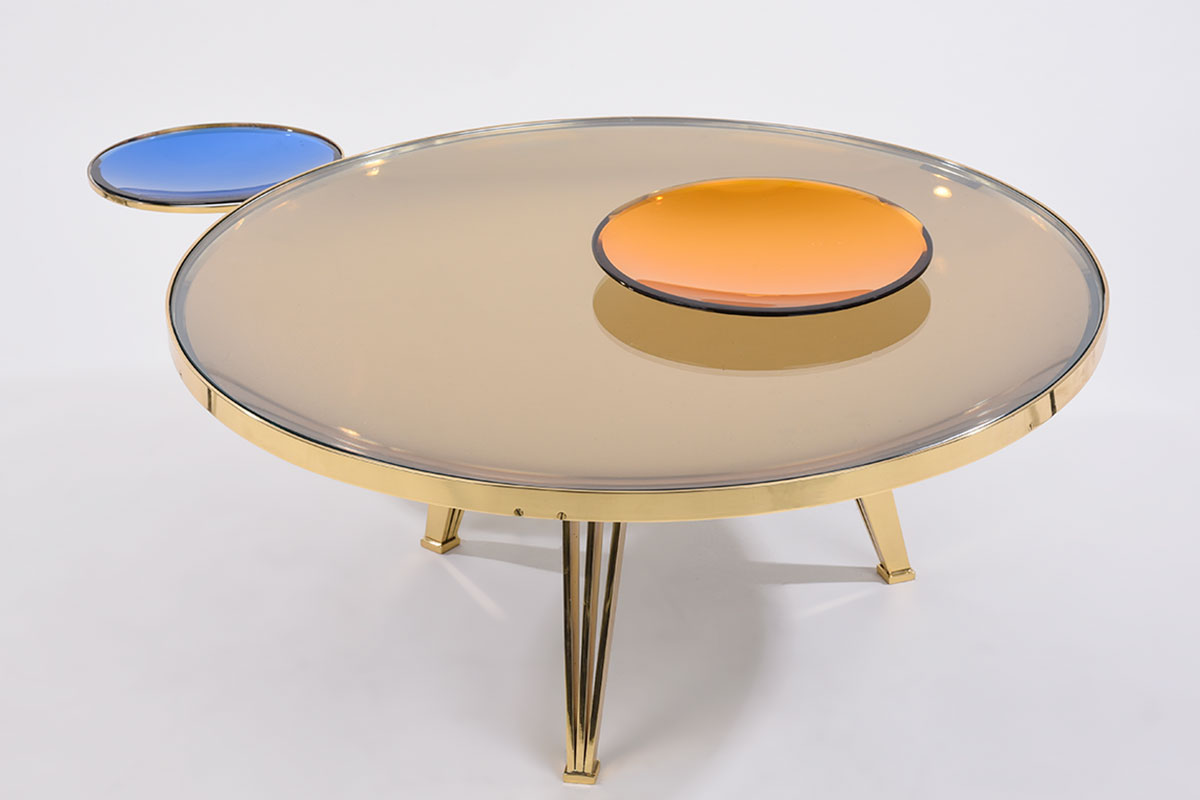 riflesso coffee table set by gaspare asaro