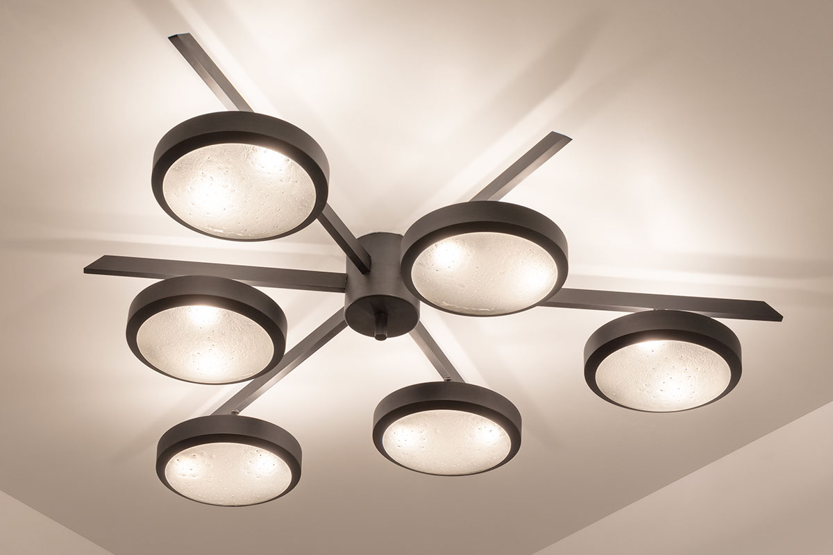 stella ceiling light by gaspare asaro