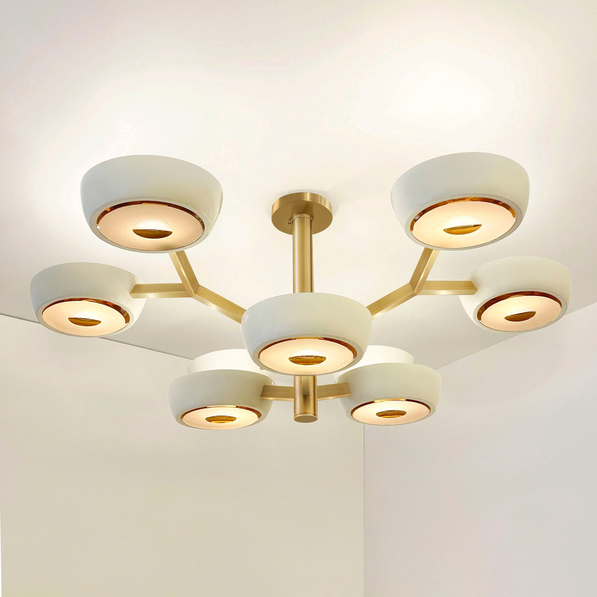 Rose Ceiling Light by Gaspare Asaro