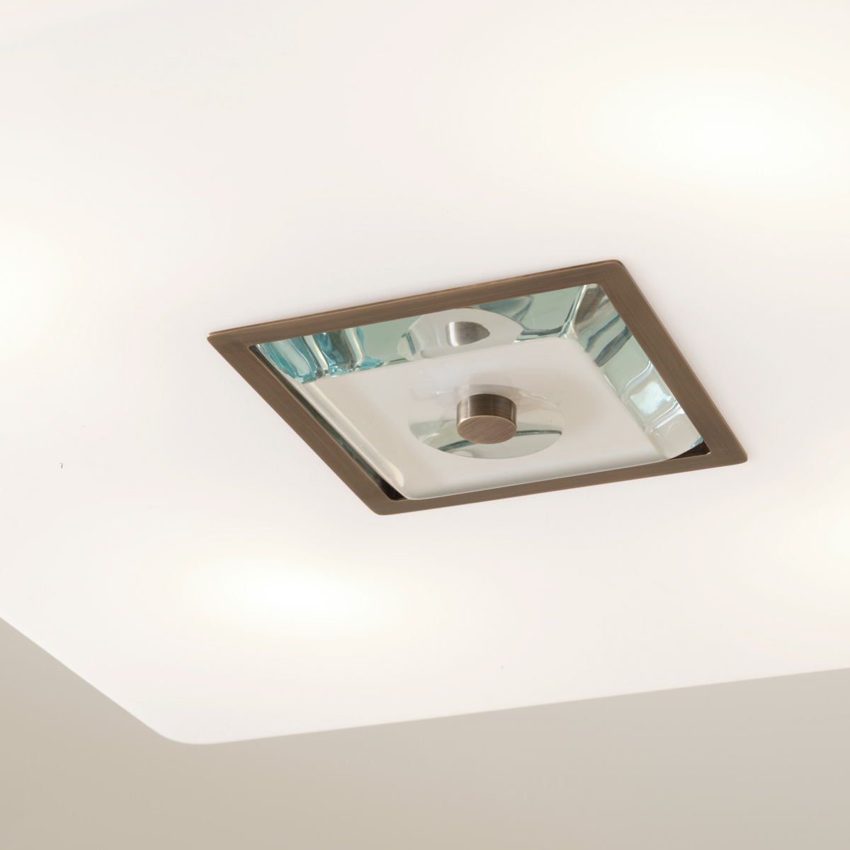 iris square ceiling light by gaspare asaro