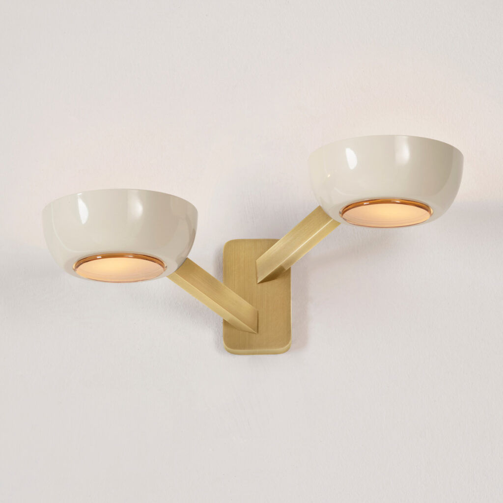 rose double wall light by gaspare asaro