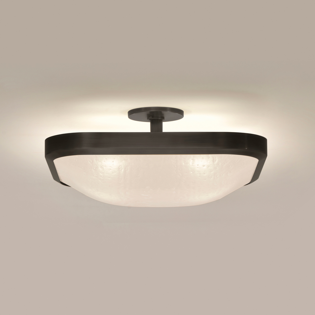 Uno Square Ceiling Light by Gaspare Asaro